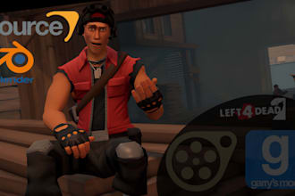 port, edit, create sfm model, gmod playermodel, tf2 model, l4d2 model, fnaf mmd