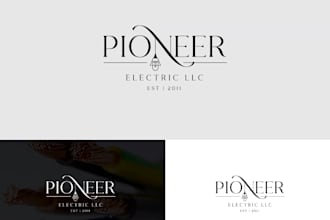design fantastic high quality agency, honey, lightning logo