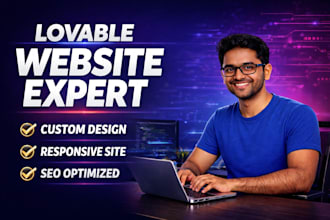 be your lovable ai developer to build lovable website, lovable dev, and saas mvp