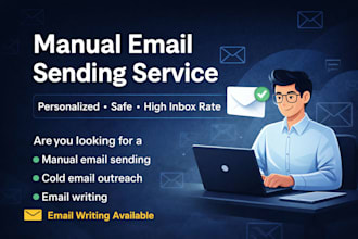 manually send personalized emails one by one with high accuracy