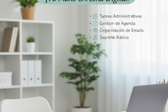 seré tu asistente virtual para tareas básicas y atencion al cliente