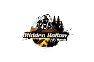 design professional offroad lodge logo