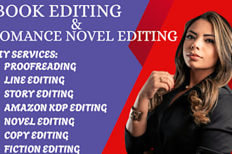 professionally edit and proofread your romance novel for amazon kdp