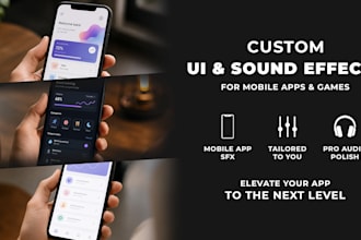 design premium app sound effects and UI audio