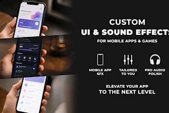 design premium app sound effects and UI audio