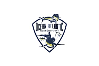 do offshore fishing charter business logo for your company