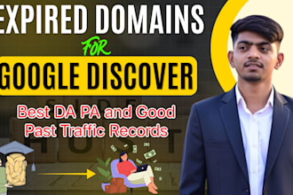 research high quality expired domains to hit google discover