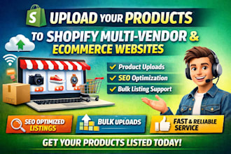 upload product to shopify multi vendor marketplace website, ecommerce website