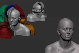 design custom silicone mold injection mold  3d mold for3d printing and casting