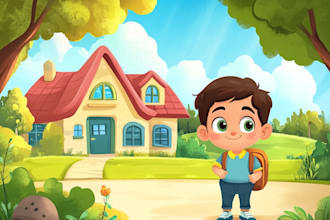 draw children book illustration
