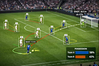 do real time computer vision soccer analytics, player detection, motion tracking