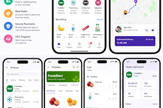 do multivendor marketplace food delivery, grocery delivery, restaurant app web