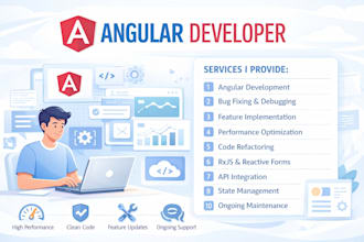 be your full time angular developer