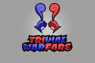 design trivial warfare capture essence nerds going battle logo