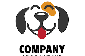 design a professional dog and pet logo