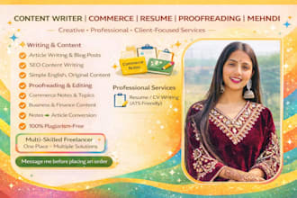 provide easy to understand commerce and accounting notes