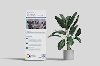design professional roll ups banner