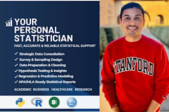be your personal statistician and data analyst
