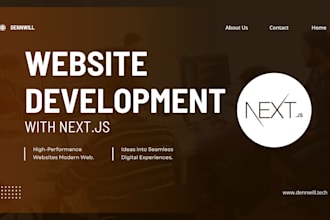 make a website for you with nextjs