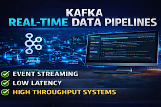 build kafka real time data pipelines with low latency