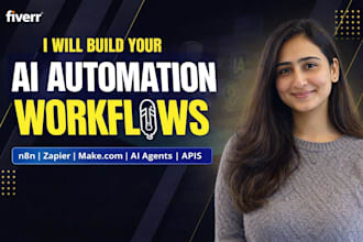 build n8n, zapier and make automation workflows