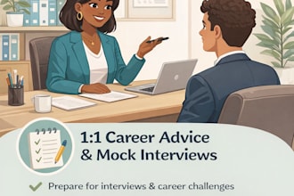 advise or do mock interview coaching
