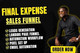 final expense leads life insurance leads final expense website landing page