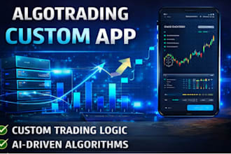 build a custom algo trading app with  live market data