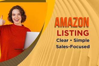 write an amazon listing that gets sales