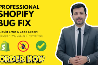 do shopify custom coding and shopify bug fix