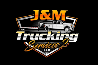 create professional and specially trucking logo design