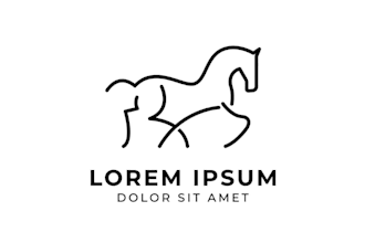 design a simple line art logo design for your brand