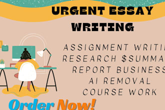 do urgent essay writing, research assignment and apa paper