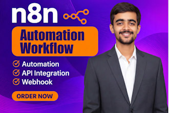 build n8n ai agent, n8n automation, n8n workflow and ai workflow automation