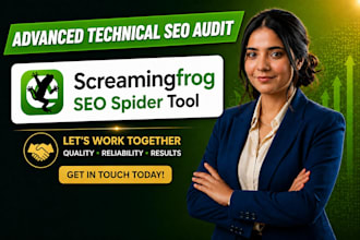 screaming frog technical SEO audit report, fixes plan in 12hrs
