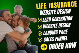 life insurance website insurance website life insurance leads landing page