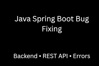 fix java spring boot bugs and backend issues