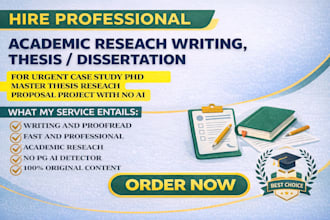 proofread and edit your masters or phd thesis and dissertation