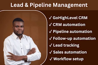 set up gohighlevel CRM automation for leads, pipelines, and follow up