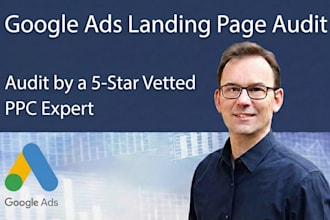 perform a professional google ads landing page audit for cro