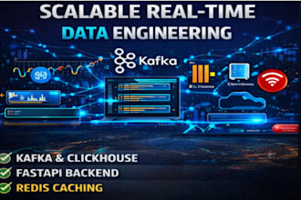 build scalable real time data pipelines using kafka, clickhouse, fastapi