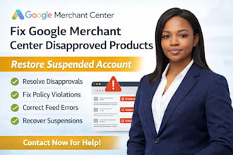 fix google merchant center suspension misrepresentation gmc setup shopping ads
