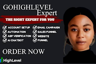gohighlevel automation expert gohighlevel ai chatbot setup gohighlevel funnel