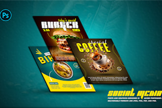 do an eye catching post design for all platforms