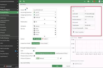 configure your fortigate pfsense or mikrotik firewall and vpn