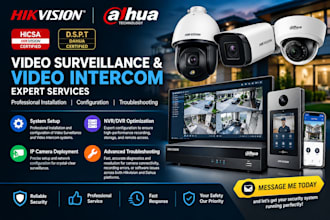 setup dvr, nvr and cameras for hikvision and dahua remotely