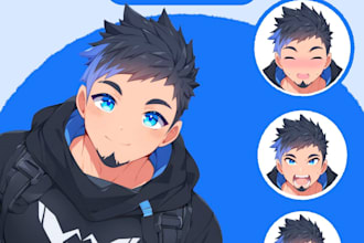 custom pngtuber avatar for streaming, vtuber and twitch creators, avatar model
