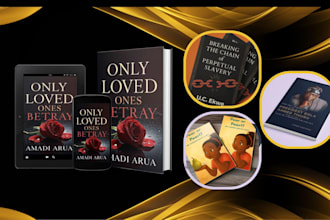 design a professional and eye catching book cover