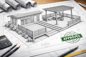 design permit ready deck, pergola, patio, and gazebo plans