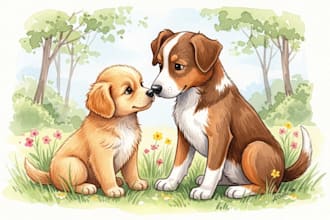 kinderbuchillustration kindergeschichte kinderbuch aquarell